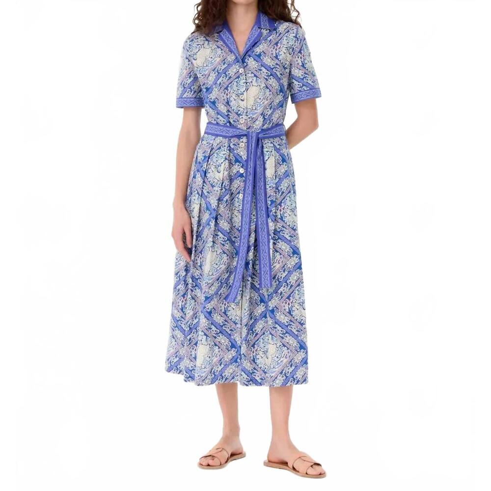 NEW EMPORIO SIRENUSE claudia midi dress in meadow print